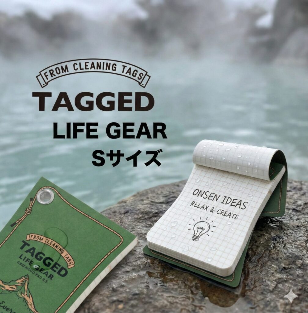 お風呂でも使えるメモ帳「TAGGED MEMO PAD」が凄すぎる！